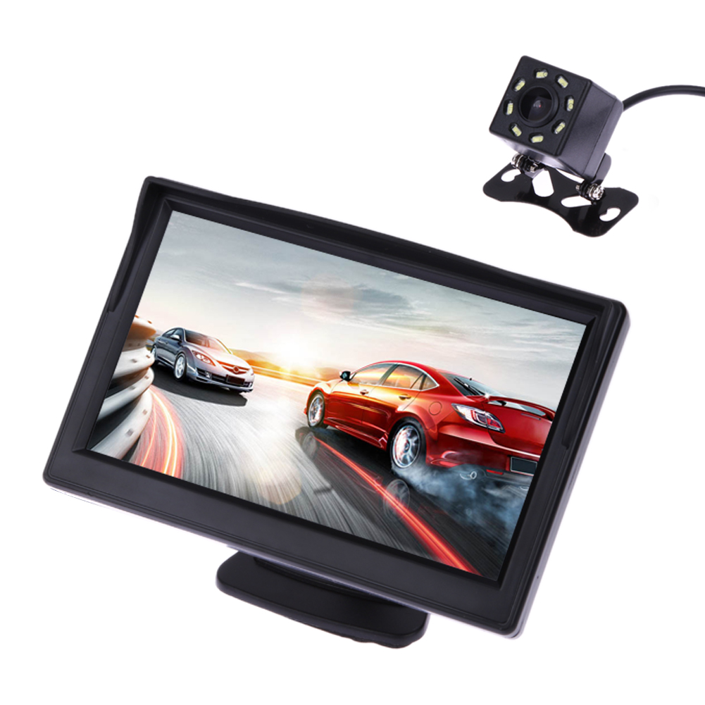 Moniteur de vue arriÃ¨re de voiture avec camÃ©ra, 4.3 pouces, 480x272 pixels, TFT, LCD, document n° 5