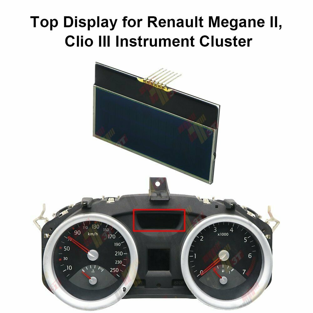 Prada-Panneau d'affichage LCD pour Renault Megane II, Clio III, tingCluster n° 1