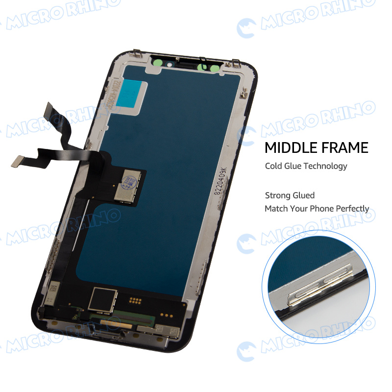 Ensemble écran tactile LCD 3D de remplacement, AAA +++, sans pixel de fréquence, pour iPhone 14 13 12 11 Pro Poly XS X MAX, 100% testé n° 5