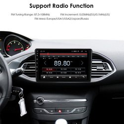 Autoradio Android 10 8 Core avec Ã‰cran IPS de 9 Pouces, RÃ©cepteur StÃ©rÃ©o, Lecteur de Limitation Carplay, pour Voiture KIT 308 T9 308S 2013 - 2017 small picture n° 4