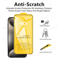 Protecteur d'Ã‰cran 9D Ã  Couverture ComplÃ¨te en Poly Verre, pour iPhone 15 14 13 12 11 Pro Max 13 12 Mini 14 15 Plus XS Max small picture n° 5