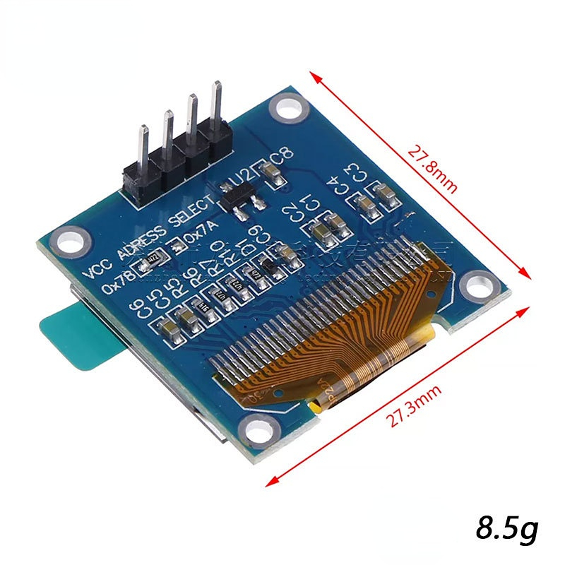 Carte d'Ã©cran LCD pour Ardu37, technologie d'affichage OLED blanche sÃ©rie IIC, originale, 0.96 pouces, X64, I2C, SSD1306, 12864 n° 6