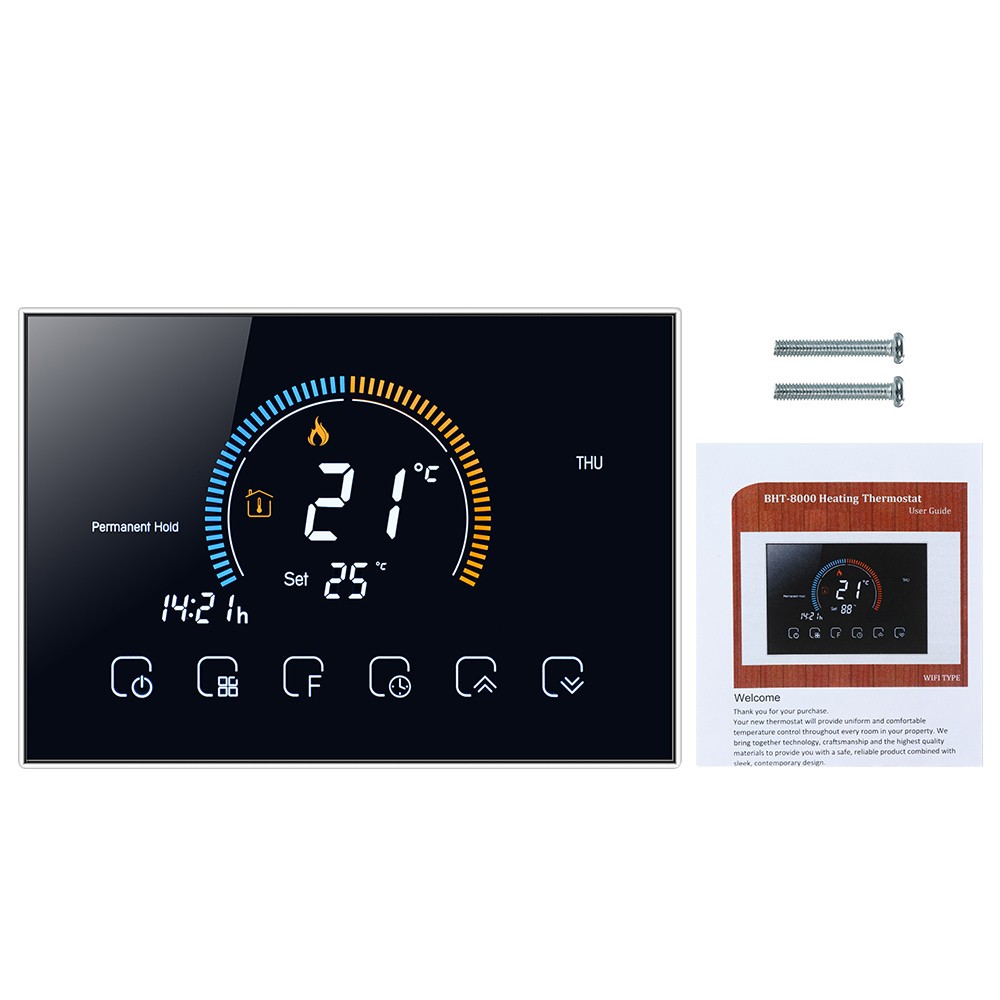 TUYA â€“ Thermostat d'air Programmable, Wi-Fi intelligent, grand Ã©cran couleur, piÃ¨ce, pour interrupteur, chauffage, refroidisseur, pont vocal Alexa n° 6