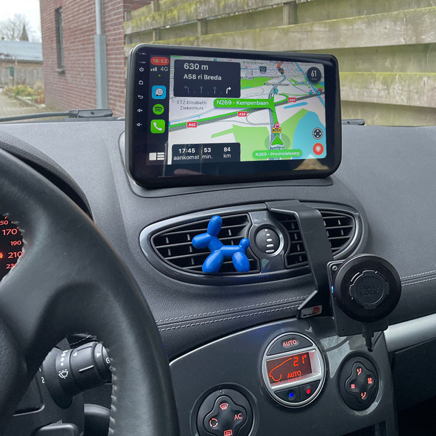 Autoradio Android 13 avec Navigation GPS et Ã‰cran Tactile, Lecteur VidÃ©o, StÃ©rÃ©o, 2DIN, 2006 Go, Limitation de Voiture, pour Renault Clio 3, 128 n° 1