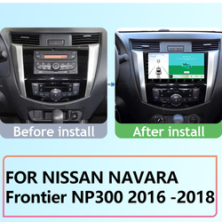 Autoradio pour Nissan Frontier, Navigation GPS, Android Auto, StÃ©rÃ©o, Lecteur de Limitation, Pas de DVD 2Din, 4G, NAVARA NP300 7862-2016, 2018 small picture n° 2