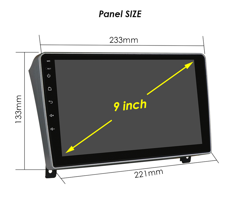 Autoradio Android 8 Go/128 Go, Navigation GPS, Carplay, 2 DIN, StÃ©rÃ©o, Limitation, pour Voiture KIT 407 (2004-2011) n° 6