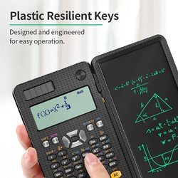 Calculatrice scientifique solaire Portable pliable, avec bloc-notes LCD, 417 fonctions professionnelles, pour Ã©tudiants, mise Ã  niveau 991ES small picture n° 5