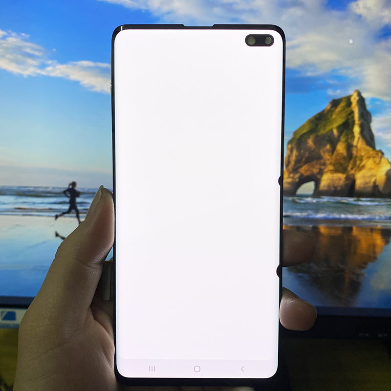 Ã‰cran tactile LCD AMOLED avec cadre pour Samsung Galaxy S10 Plus G975F G9750, original n° 5