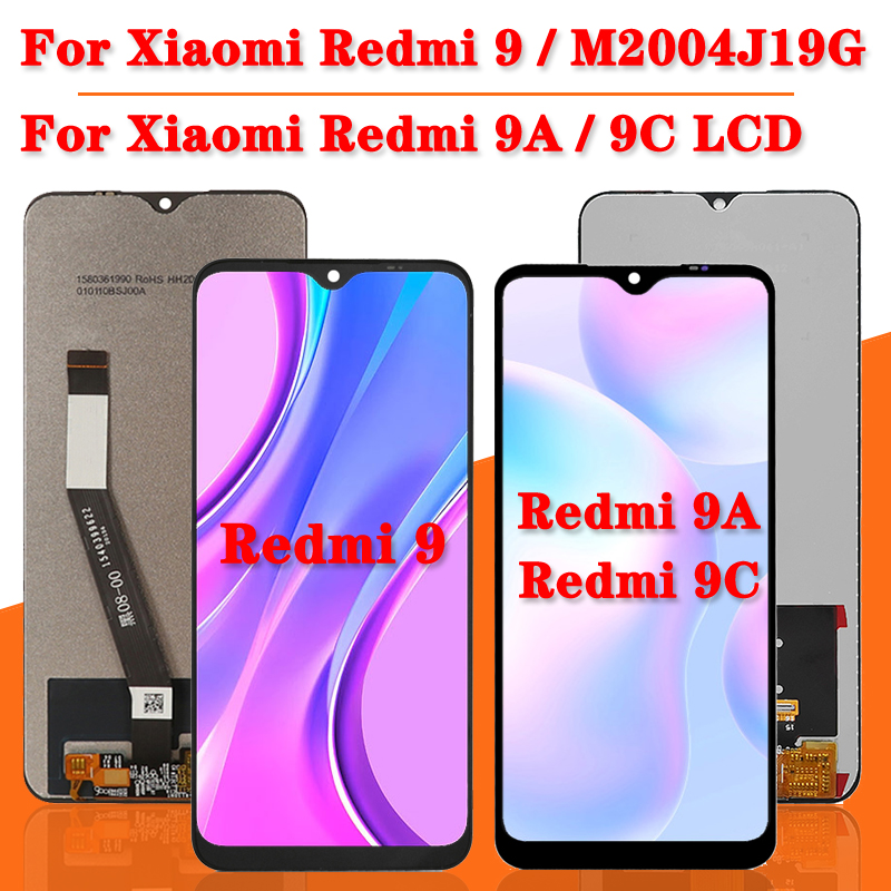 Ensemble Ã©cran tactile LCD avec chÃ¢ssis, pour Xiaomi Redmi 9 9A 9C M2004J19AG M2004J19C, original n° 1