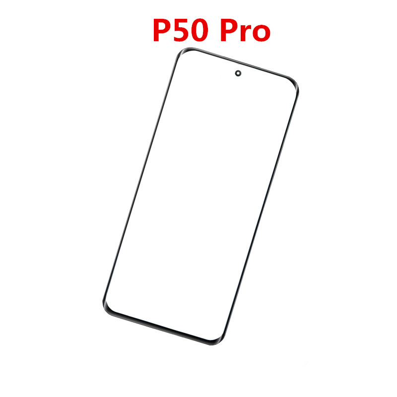 Écran extérieur pour Huawei P50 P40 Pro Plus P30, écran tactile avant LCD, couvercle en verre, réparation de lentille, pièces de rechange n° 6