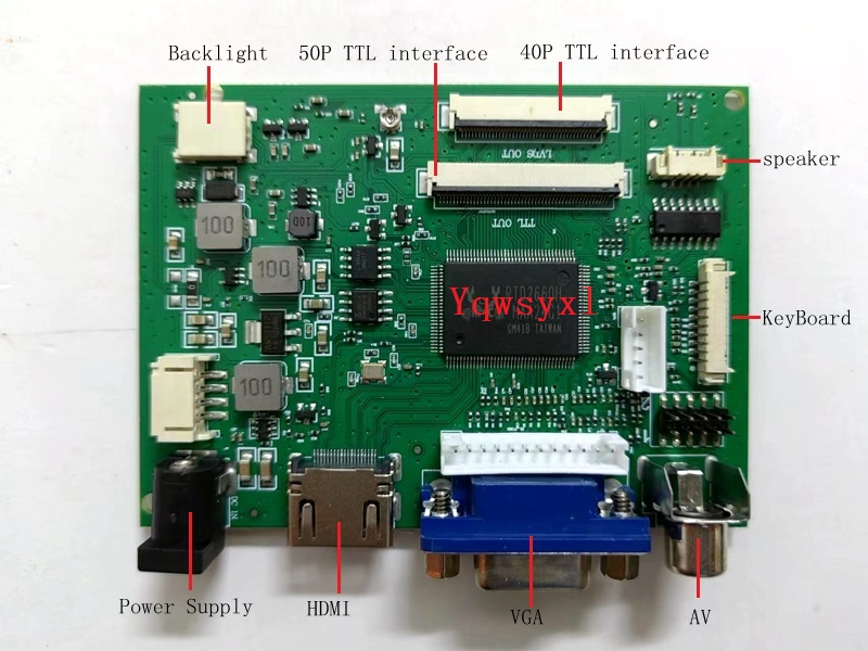 Ã‰cran LCD ZJ050NA-08C 5 pouces 640x480 panneau d'affichage HDMI VGA AV panneau de commande LCD n° 2