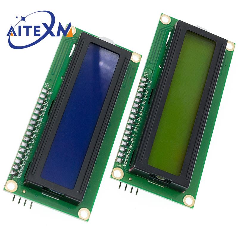 HOPP1602-Ã‰cran LCD Bleu/Jaune Vert, Wild 5V pour Ardu37, 16x2, Rick PCF8574T PCF8574 IIC I2C, 1602 n° 5