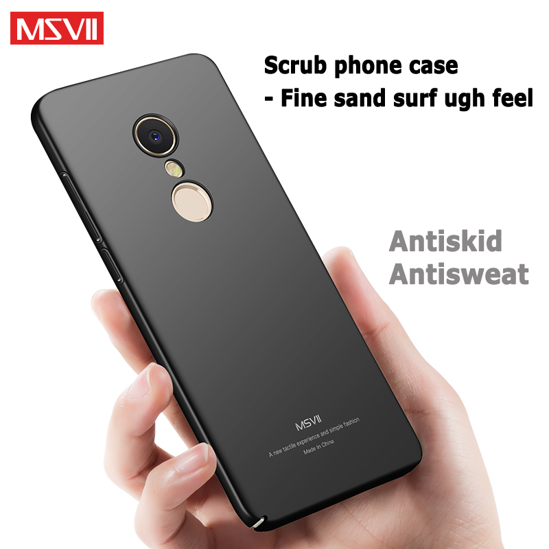 Msvii-Coque Ultra Fine et Rigide Antichoc pour TÃ©lÃ©phone, Ã‰tui PC 256 pour Xiaomi Redmi 5 Plus, Xaomi 5 Plus n° 4