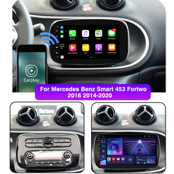 Autoradio Android 12, Navigation GPS, RDS, StÃ©rÃ©o, Carplay, Lecteur Limitation, pour Voiture Mercedes Benz Smart 453, Fortwo 2014, 2015, 2016- 2020 small picture n° 2