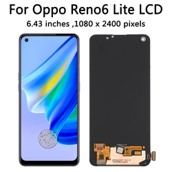 Ensemble Ã©cran tactile LCD AMOLED, 6.43 pouces, pour Oppo Reno6 Lite 6 Lite CPH2365, original small picture n° 4