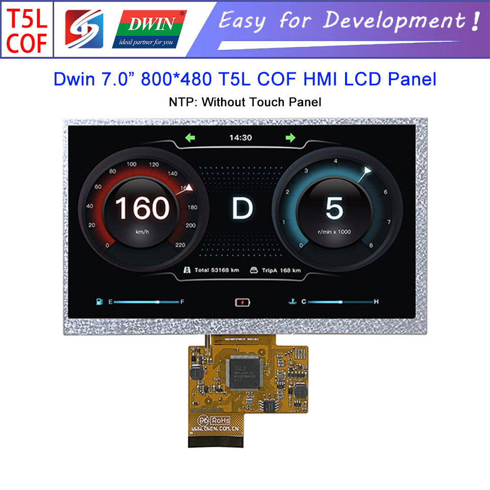 Dwin â€“ Ã©cran tactile Intelligent T5L HMI, Module LCD 7.0 800X480 COF UART, Ã©cran tactile rÃ©sistif n° 3