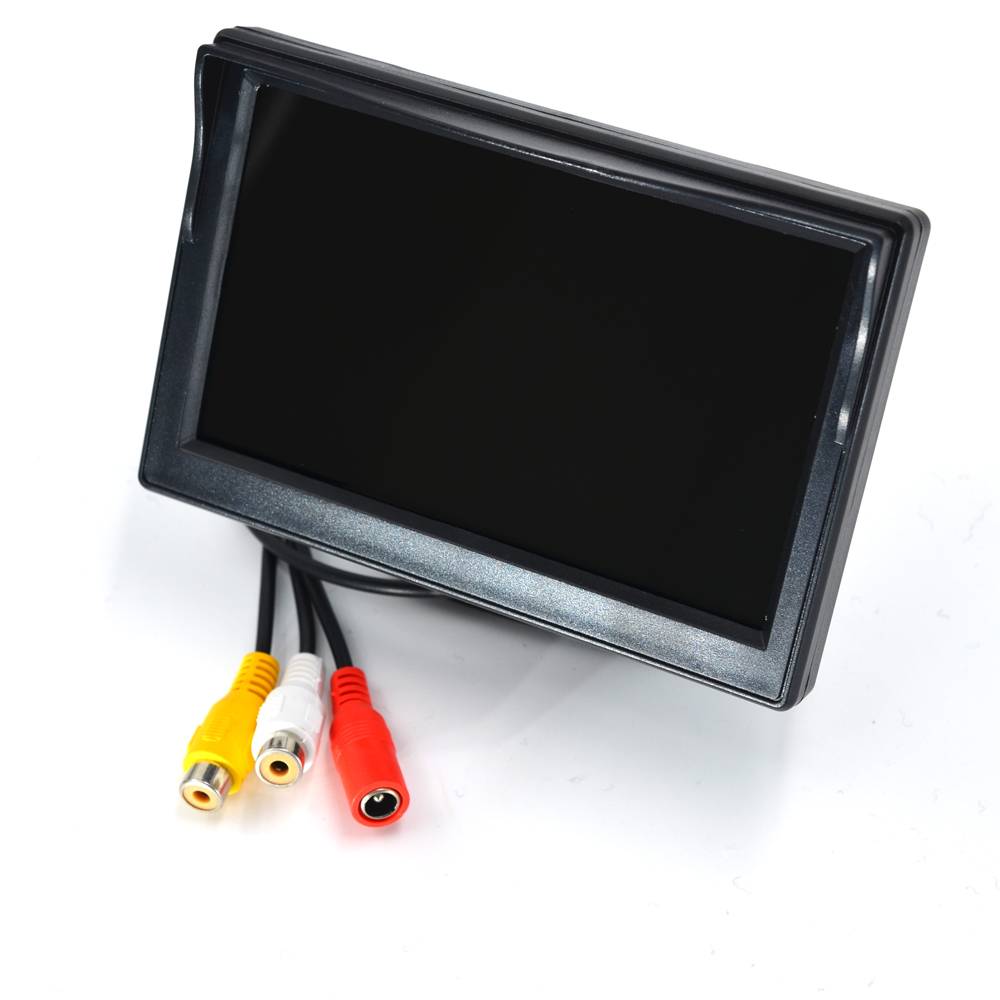 Moniteur de voiture TFT LCD numÃ©rique, entrÃ©e vidÃ©o bidirectionnelle ou barrage sans fil, camÃ©ra de recul, stationnement, Ã©cran 16:9, 5 pouces, 800x480 n° 5