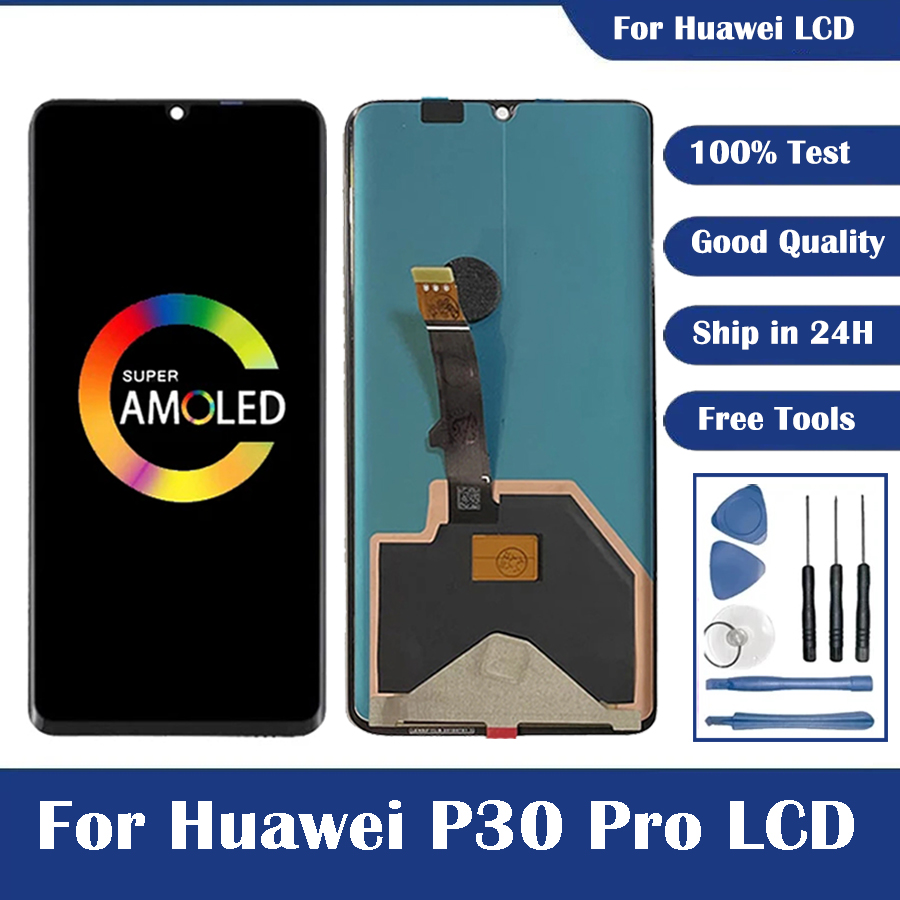 Super AMOLED pour Huawei P30 Pro VOG-L29 VOG-L09 Ã©cran LCD + HÃ©bergements eur d'Ã©cran tactile pour Huawei P30 Pro Ã©cran LCD livraison gratuite n° 2