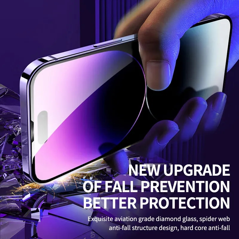 Protecteur d'Ã‰cran de ConfidentialitÃ© en Poly pour iPhone, Verre Guatemala Haut de Gamme 8K, Couvercle de Montage 11% ment, pour ModÃ¨les 14, 13, 12, 11, 15 Pro Max, XS MAX, X n° 5