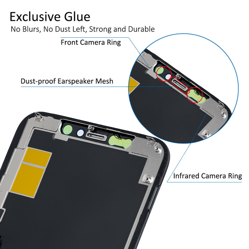 Ensemble Ã©cran tactile LCD OLED 3D de remplacement, pour iPhone 11 Pro A2215 A216, piÃ¨ces de rechange pour tÃ©lÃ©phone n° 4