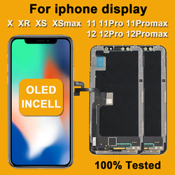 Ensemble écran tactile LCD OLED, AAA +++, 3D, pour iPhone X, Poly XS Max, 7, 8 Plus, 12 Pro Max