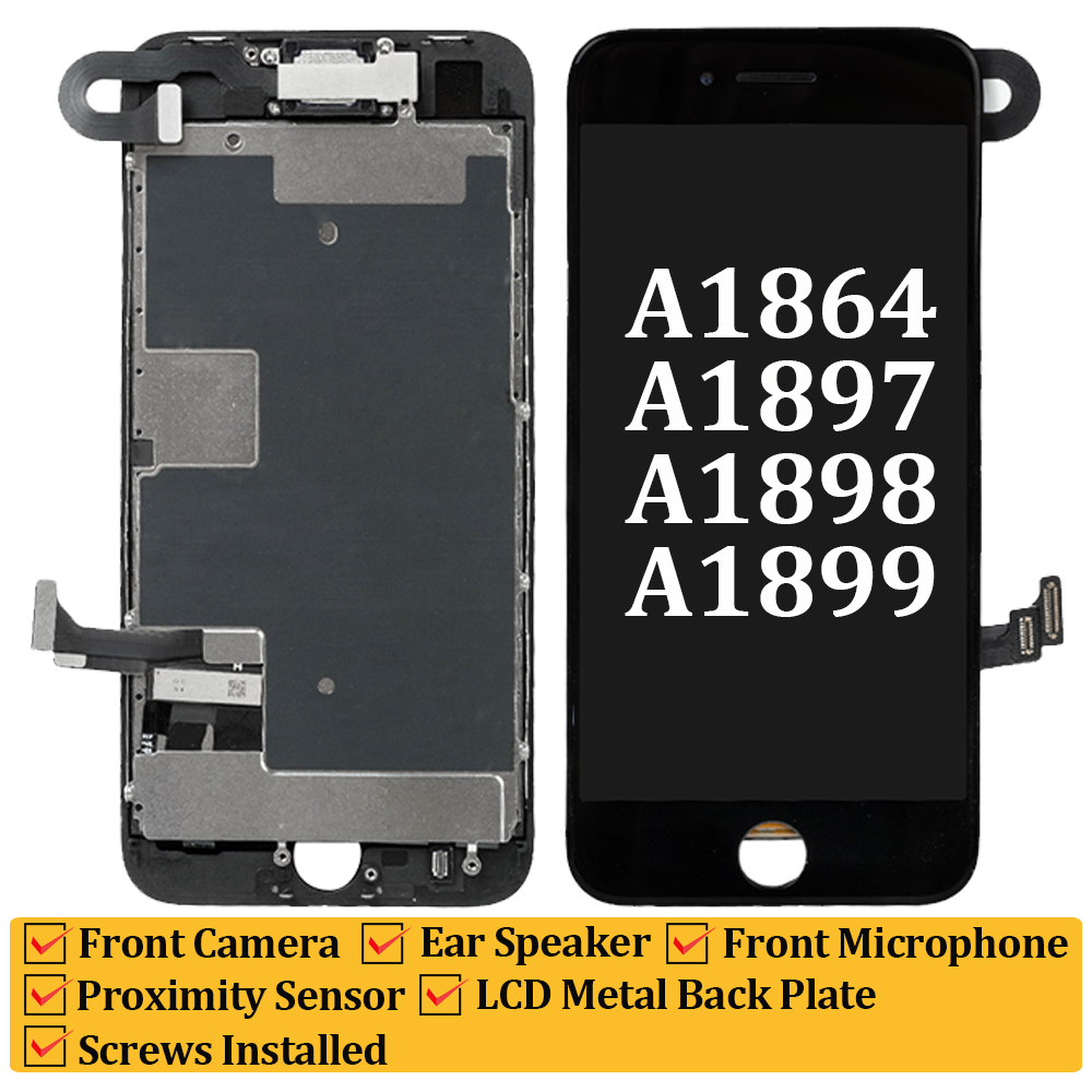 Ã‰cran Tactile LCD Complet de Remplacement pour iPhone 8 Plus, Assemblage Complet, CamÃ©ra Frontale, Haut-Parleur Auriculaire, A1864 A1897 n° 2