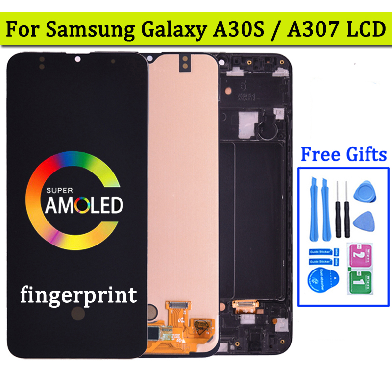 Ensemble Ã©cran tactile LCD Super AMOLED, pour Samsung GALAXY A30S A307 A307F A307JoyA307G A307GN, 6.4 n° 1