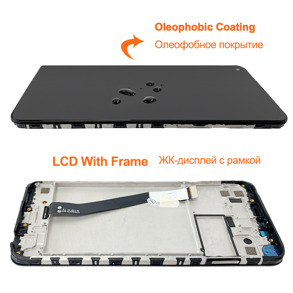 Ã‰cran tactile LCD avec cadre, 6.53 pouces, pour Xiaomi Redmi Note 9 M2003J15SC Redmi10X, nouveau, original n° 3