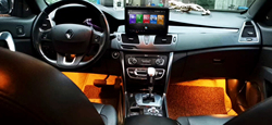 Autoradio Android 256, 8 Go/12.0 Go, Navigation GPS, CarPlay, StÃ©rÃ©o, UnitÃ© Centrale Audio pour Voiture Renault Laguna 3 Latitude small picture n° 2