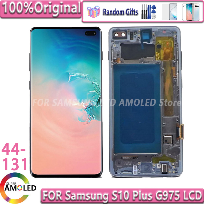 Ã‰cran tactile LCD AMOLED d'origine pour Samsung Galaxy S10 Plus, assemblage avec dÃ©faut, G975U, G975F, G975A, G975V, G975 n° 1