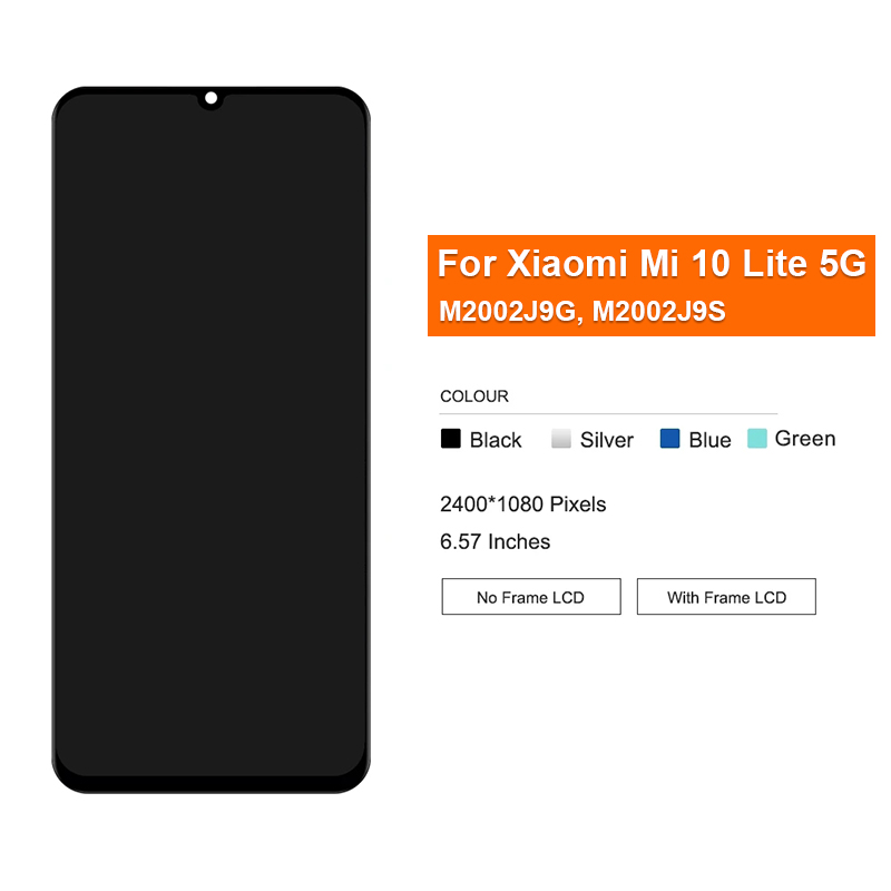 Bloc Ã©cran tactile LCD Super AMOLED, 6.57 pouces, pour Xiaomi Mi 10 Lite 5G M2002J9G n° 2