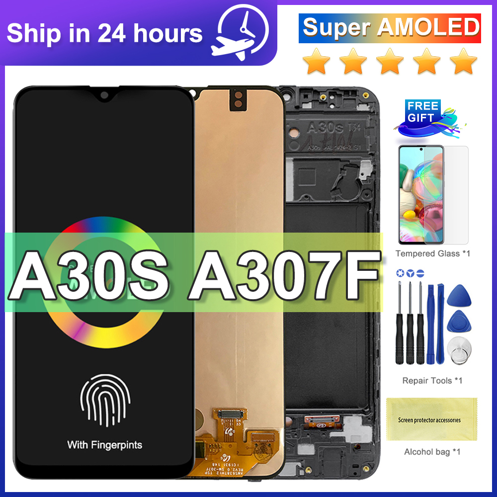 Ensemble Ã©cran tactile LCD Super AMOLED, pour Samsung Galaxy A30S A307G A307 A307FN n° 1