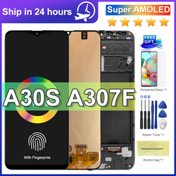 Ensemble Ã©cran tactile LCD Super AMOLED, pour Samsung Galaxy A30S A307G A307 A307FN