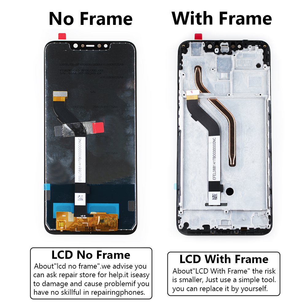 Ã‰cran tactile LCD de remplacement pour Xiaomi Pocophone F1, 6.18 pouces, original, nouveau, M1805E10A n° 2