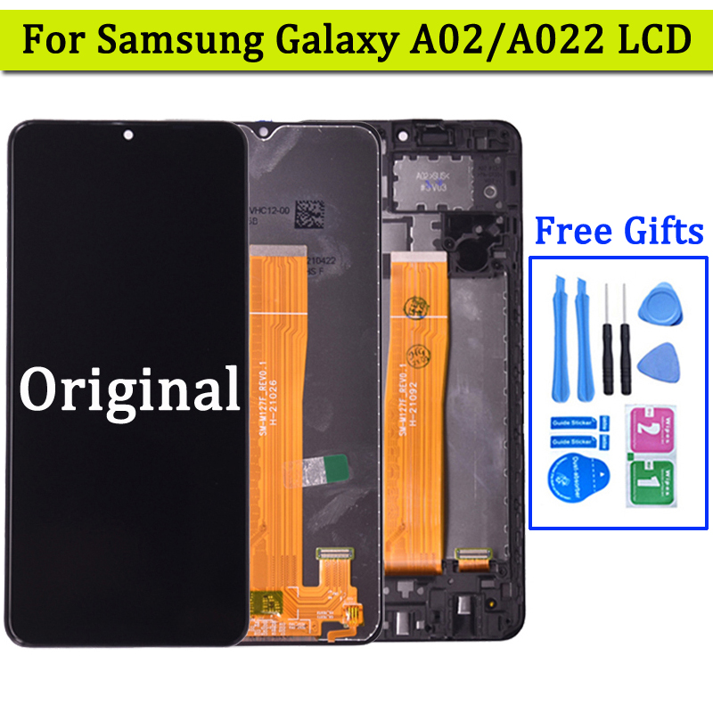 Ã‰cran tactile LCD avec chÃ¢ssis, 6.5 pouces, pour Samsung Galaxy A02 A022 SM-A022F A022F/DS n° 1