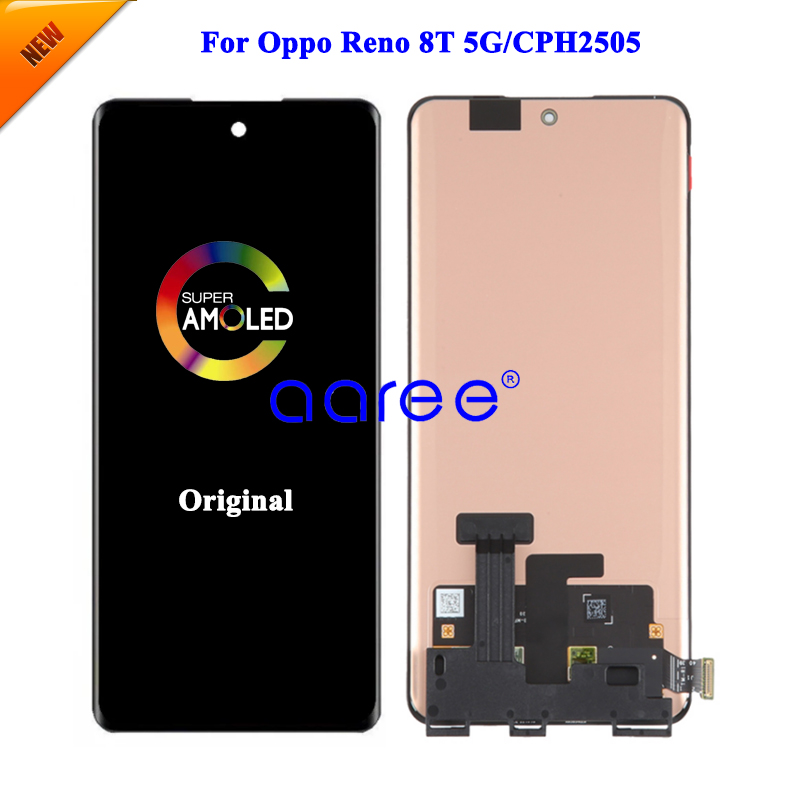 Ensemble Ã©cran tactile LCD AMOLED, pour Oppo Reno 8T 4G 8T 5G, original n° 4