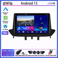 Autoradio Carplay Android pour Renault Megane 3 Fluence Samsung SM3 2008 - 2014 RÃ©cepteur MultimÃ©dia Moniteur StÃ©rÃ©o Auto Ã‰cran