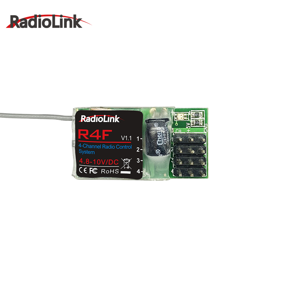 RADIOLINK-Mini RÃ©cepteur R4F / R4FGM Ã  4 Canaux avec pouvez-vous roscope pour Voiture RC 1:28, 1:64, AdaptÃ© aux ModÃ¨les RC4GS, RC6GS, T8S, T8FB, RC8X n° 2