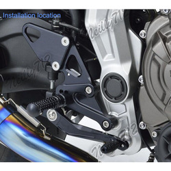 Waase Pour Yamaha MT-07 MT07 FZ-07 2013 2014 2015 2016 2017 2018-2020 RÃ©glable Rider ArriÃ¨re Ensembles Repose-pieds Pied assistPegs small picture n° 5