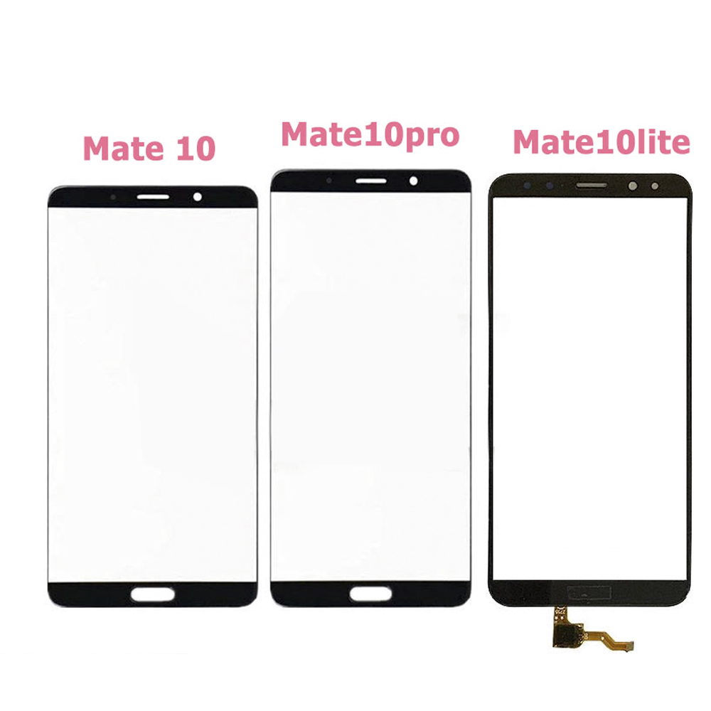 Verre Ã  lentille extÃ©rieure avant pour Huawei Mate 10, 10pro, 10 Lite, verre d'Ã©cran tactile n° 3