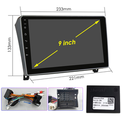 Autoradio multimÃ©dia Android, Navigation GPS, Audio/vidÃ©o, Ã©cran tactile P, unitÃ© centrale pour voiture Peugeot 407, 2004, 2011 small picture n° 6