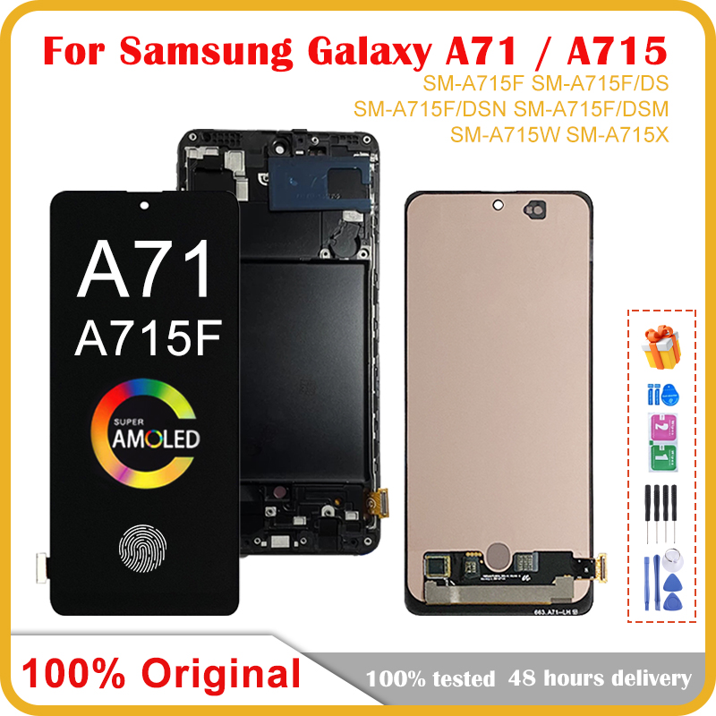 Ensemble Ã©cran tactile LCD AMOLED, 6.7 pouces, pour Samsung Galaxy A71 A715 A715F A715ineau, original n° 1