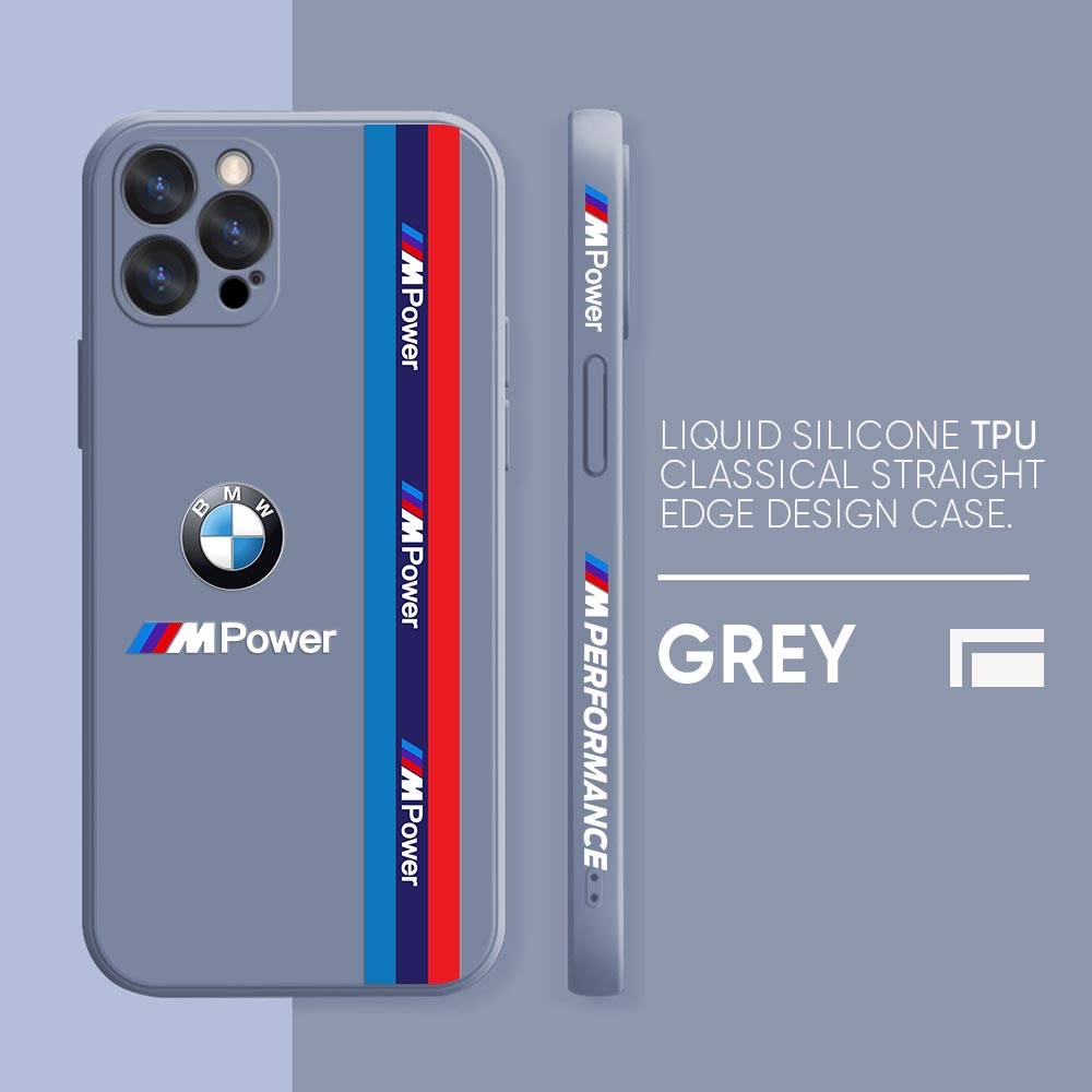 Coque de tÃ©lÃ©phone B-BMW M-Power pour iPhone, coque arriÃ¨re en silicone liquide, rouge, bleu, 14, 13, 12, 11 Pro Max, Mini X, XS, 7, 8 Plus, SE 2020 n° 1