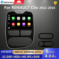 Autoradio Android 10, Navigation GPS, Lecteur Audio/VidÃ©o StÃ©rÃ©o, 2012 Pouces, 2DIN, Limitation de l'Autoradio, pour Voiture RENAULT Clio 3/4 (2016-10.1)