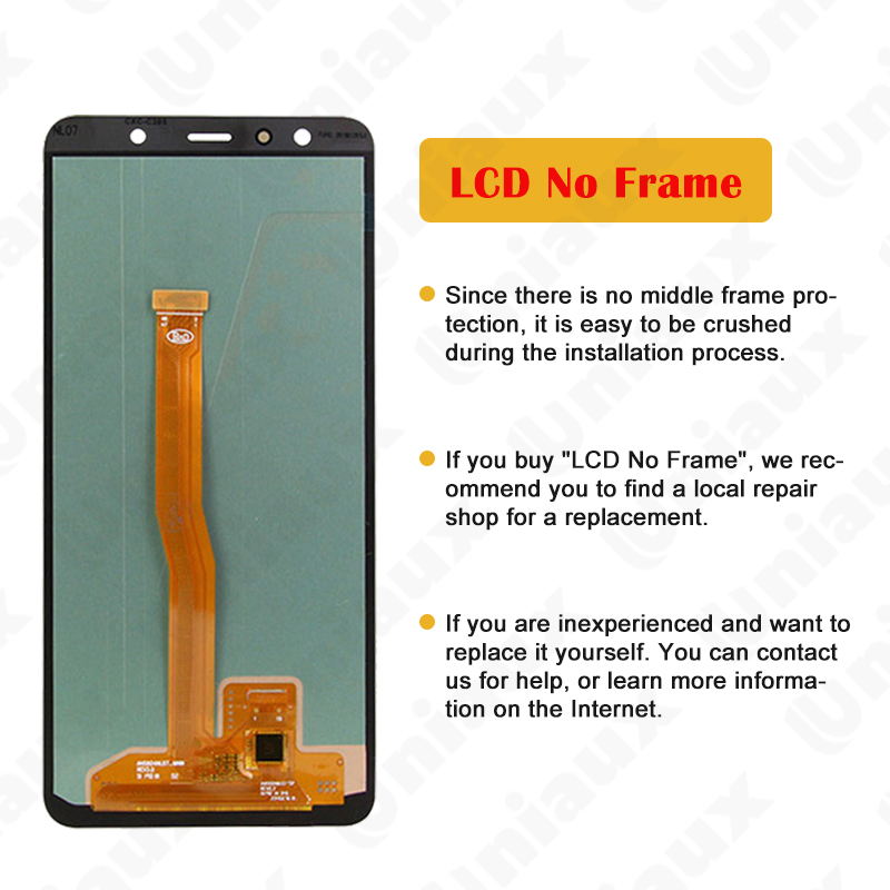 Ensemble Ã©cran tactile LCD OLED de remplacement, 6.0 pouces, pour Samsung Galaxy A7 2018 A750 Execute F n° 2