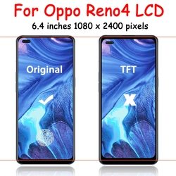 Ensemble écran tactile LCD, 6.43 pouces, pour Oppo Reno4 CPH2113, pour OPPO A93 4G/Reno 4 lite/F17 Pro/Reno 4F, original small picture n° 4