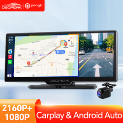 CamÃ©ra de tableau de bord sans fil Carplay, Android Auto, DVR de voiture, WiFi 5G, navigation GPS, carte Prada, enregistreur vidÃ©o, moniteur BT FM, 10.26 , 4K, 2160P small picture n° 1