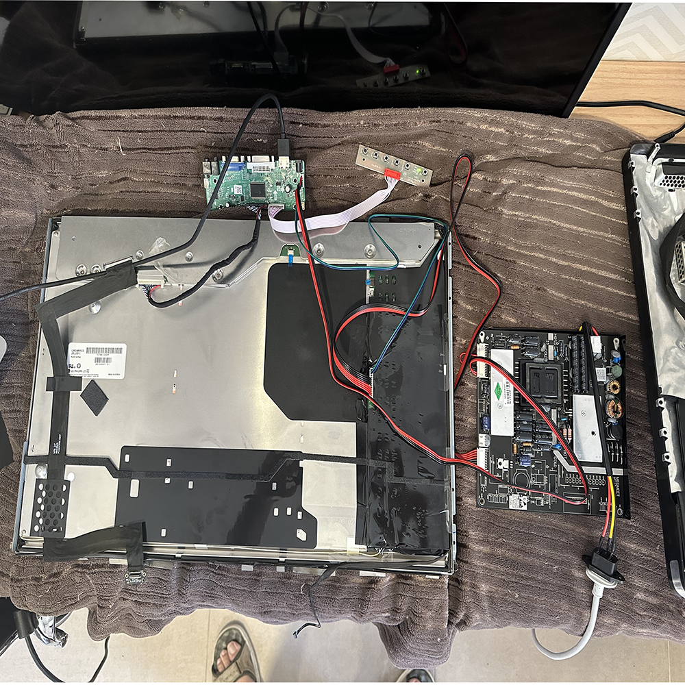 Kit moniteur pour LM240WU2-SLA1 LMKampWU2 (SL)(A1) LM240WU2-SLB1 24 HDMI + DVI + VGA LCD Ã‰cran LED ContrÃ´leur Carte Pilote n° 4