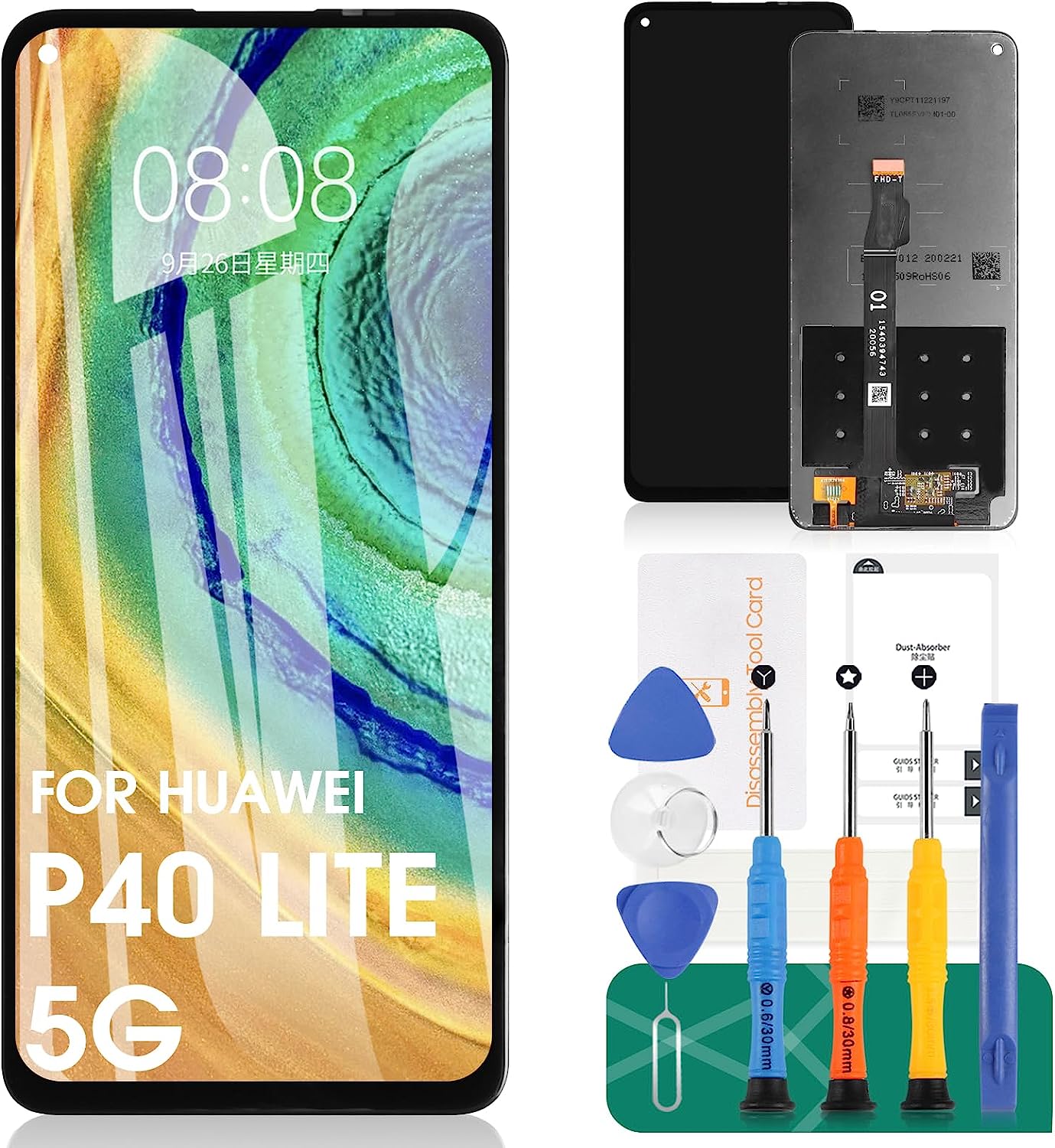 Ã‰cran LCD de remplacement pour Huawei P40 lite 5G n° 1