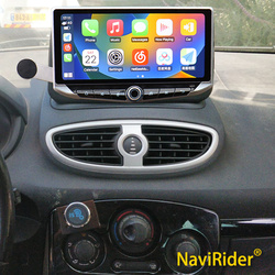 Autoradio Android 12, Ã‰cran Qled 10.88 Pouces, Navigation GPS, Bluetooth, Carplay, StÃ©rÃ©o, Lecteur VidÃ©o, pour Voiture Renault Clio 3 (2005-2014)